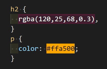 VSCode：Color Highlight（透過率反映）