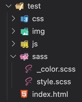 VSCode：フォルダ構成