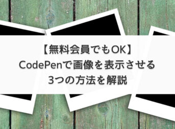 CodePenで画像を表示させる3つの方法を解説【無料会員でもOK】
