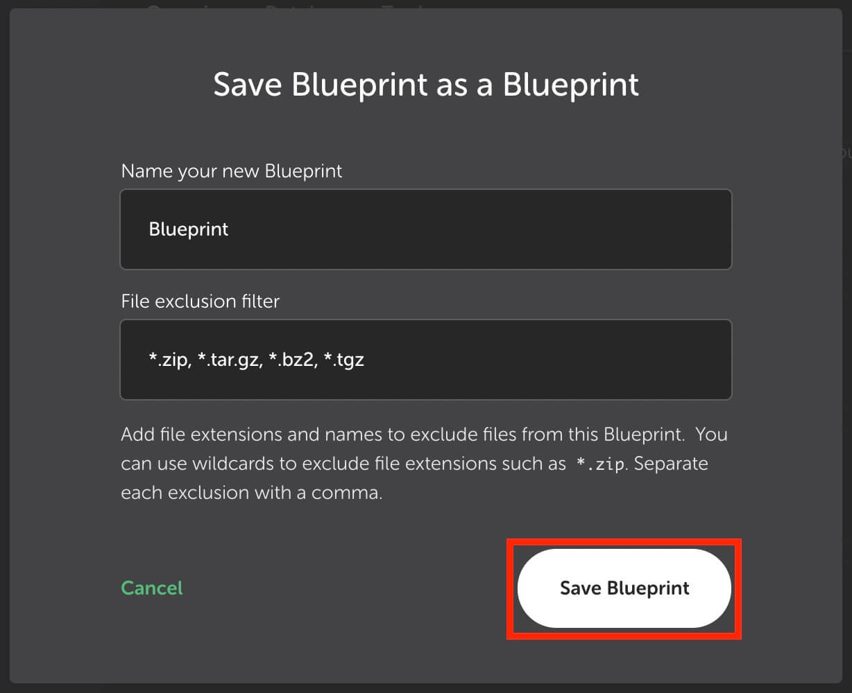 Loacl：『Save Blueprint』をクリック